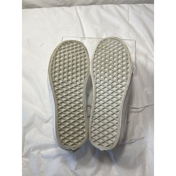 VANS Off-The-Wall Triple White Skateboarding Classic  Womens size 7 - Picture 9 of 14